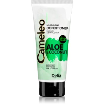 Delia Cosmetics Cameleo Aloe & Coconut balsam hidratant pentru par uscat si fragil