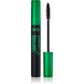 Delia cosmetics glamour mascara pentru volum, alungire si separarea genelor