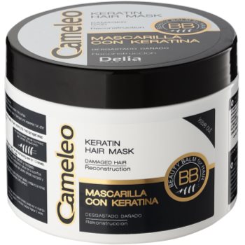 Delia Cosmetics Cameleo BB keratinová maska pro poškozené vlasy 500 ml