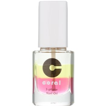

Delia Cosmetics Coral трифазна олійка для нігтів та кутикули 11 мл