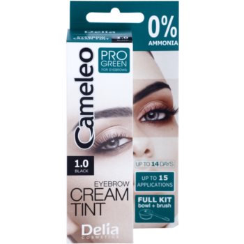 Delia Cosmetics Cameleo Pro Green culoare pentru sprancene fără amoniac