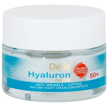 Delia cosmetics hyaluron fusion 50+ crema fermitate anti-rid