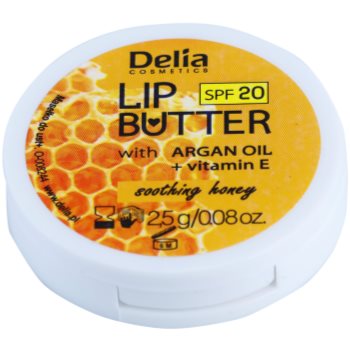 

Delia Cosmetics Lip Butter Soothing Honey гігієнічне масло для губ SPF 20 2,5 гр
