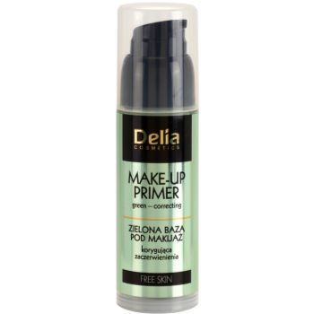 

Delia Cosmetics Free Skin основа під макіяж проти почервнінь (Green) 35 мл