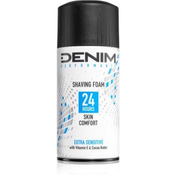 Denim performance extra sensitive spumă pentru bărbierit pentru bărbați