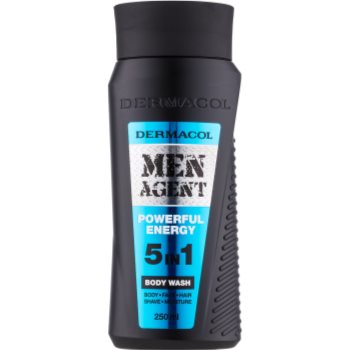 Dermacol Men Agent Powerful Energy gel de dus 5 in 1