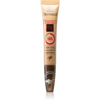 Dermacol perfect me corector lichid de acoperire impotriva pungilor de sub ochi