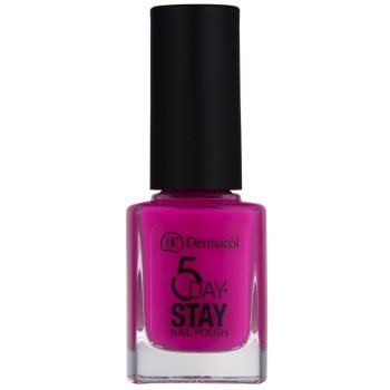 

Dermacol 5 Day Stay високостійкий лак для нігтів відтінок 17 Pink Affair 11 мл