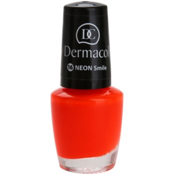 

Dermacol Neon неоновий лак для нігтів відтінок 16 Smile 5 мл