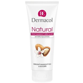 Dermacol natural cremă hrănitoare de migdale pentru maini si unghii