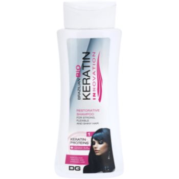 

Dermagen Brazil Keratin Innovation зміцнюючий шампунь для фарбованого та пошкодженого волосся 255 мл