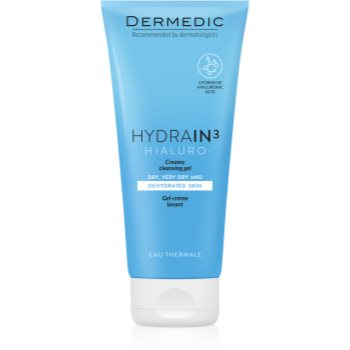 Dermedic Hydrain3 Hialuro gel de curatare cremos pentru pielea uscata si deshidratata poza