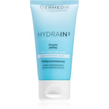 Dermedic Hydrain3 Hialuro peeling enzimatic pentru pielea uscata si deshidratata poza