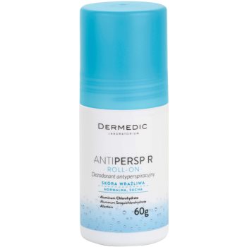 Dermedic antipersp r antiperspirant roll-on pentru piele normala si uscata