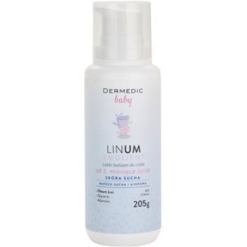 Dermedic baby balsam de corp light pentru piele uscata spre atopica