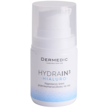 Dermedic hydrain3 hialuro crema hidratanta de noapte antirid