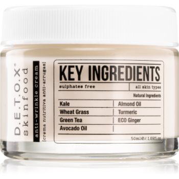 Detox Skinfood Key Ingredients crema anti-rid