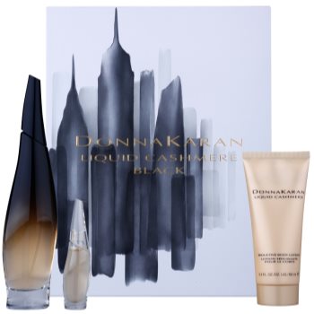 DKNY Liquid Cashmere Black set cadou I.