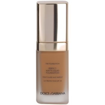 

Dolce & Gabbana The Foundation Perfect Matte Liquid Foundation tональні засоби з матуючим ефектом відтінок No. 140 Rose Beige SPF 20 30 мл