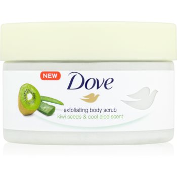 Dove Exfoliating Body Scrub Kiwi Seeds & Cool Aloe Exfoliant corporal calmant poza