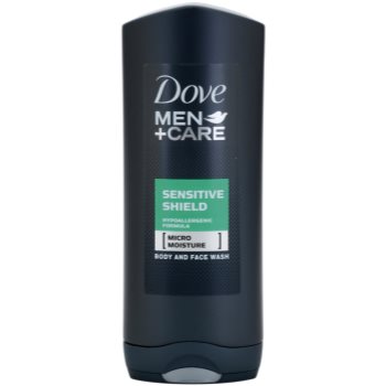 Dove men+care sensitive shield gel de duș pentru față și corp