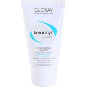 Fotografie Ducray Keracnyl čisticí maska pro smíšenou a mastnou pleť 40 ml