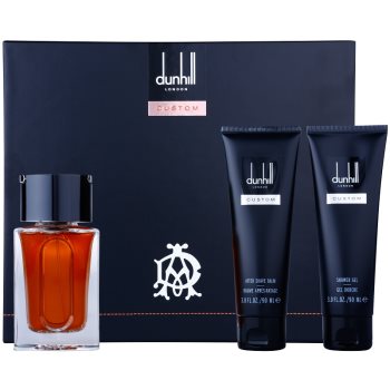 

Dunhill Custom подарунковий набір ІІ Туалетна вода 100 ml + Бальзам після гоління 90 ml + Гель для душу 90 ml