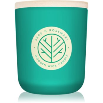DW Home Sage & Rosemary lumanari parfumate 320,49 g cu fitil din lemn