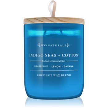 DW Home Indigo Seas + Cotton lumânare parfumată