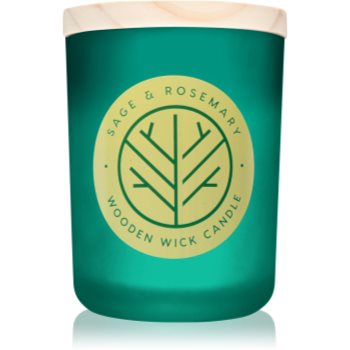 Dw home sage & rosemary lumânare parfumată cu fitil din lemn