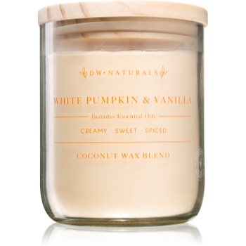 DW Home White Pumpkin + Vanilla lumânare parfumată