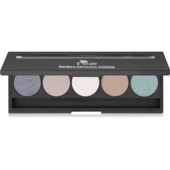E style Perfect Harmony Palette paleta očních stínů se zrcátkem odstín 08 Posh 9,5 g