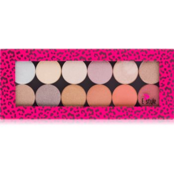 

E style Metallic Chic палітра тіней для повік металік 12 x 6 гр