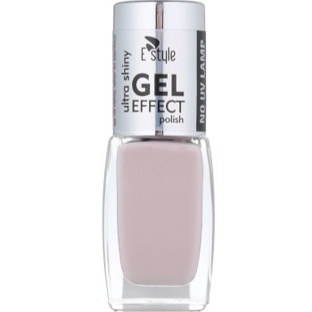 

E style Gel Effect Гелевий лак для нігтів без використання UV/ LED лампи відтінок 02 Nude 10 мл