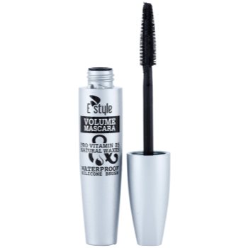 

E style Volume Waterproof Mascara туш для вій з ефектом об'єму відтінок 01 Black 10 мл