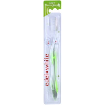 

Edel+White Flosser Brush зубна щітка м'яка green