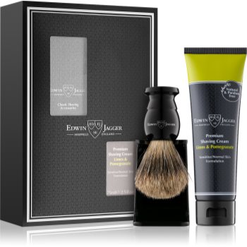 Edwin jagger limes & pomegranate set de bărbierit i. (pentru piele sensibila ) pentru bărbați