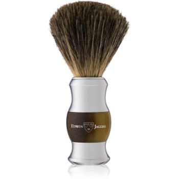 Edwin jagger best badger light horn & chrome pamatuf pentru barbierit