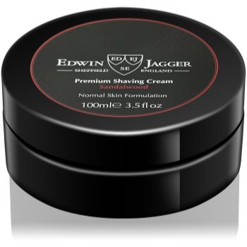 Edwin jagger sandalwood cremă pentru bărbierit pentru piele normala