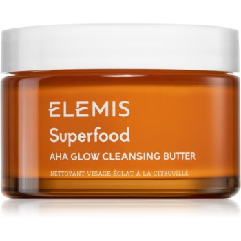 Elemis Superfood AHA Glow Cleansing Butter masca de fata pentru curatare pentru o piele mai luminoasa imagine