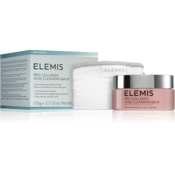 Elemis pro-collagen rose cleansing balm balsam de curatare pentru netezirea pielii