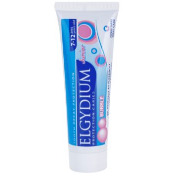 

Elgydium Junior зубна паста для дітей присмак Bubble Gum Flavor (7-12) 50 мл