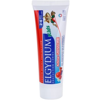 

Elgydium Kids зубна паста для дітей присмак Grenadine (2-6) 50 мл
