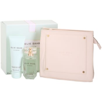 Elie Saab Le Parfum L'Eau Couture dárková sada I. toaletní voda 50 ml + tělové mléko 75 ml + kosmetická taška