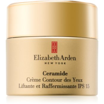 Elizabeth arden ceramide plump perfect ultra lift and firm eye cream crema cu efect lifting pentru ochi spf 15