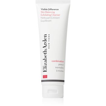 Elizabeth Arden Visible Difference Skin Balancing Exfoliating Cleanser spuma exfolianta pentru fata pentru piele normală și mixtă