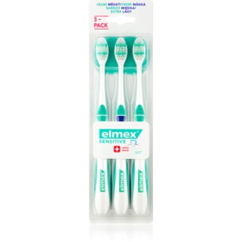 

Elmex Sensitive зубні щіточки extra soft 3 шт
