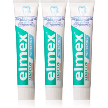 Elmex Sensitive Whitening pasta de dinti din ingrediente naturale pentru dinti mai albi poza