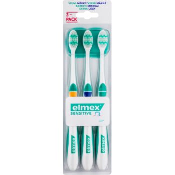 Elmex sensitive perii de dinți soft 3 pc