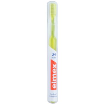 Elmex Caries Protection periuță de dinți cu periile drepte și cap scurt mediu
